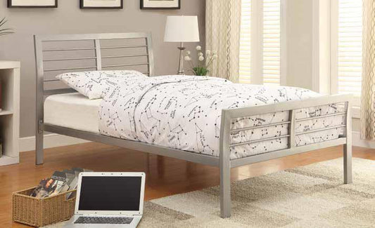 Cooper - Cooper Twin Metal Bed Silver