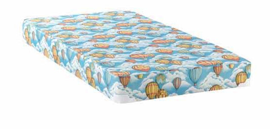 Vincent - Vincent 5" Full Balloon Foam Mattress with Wood Bunkie Blue