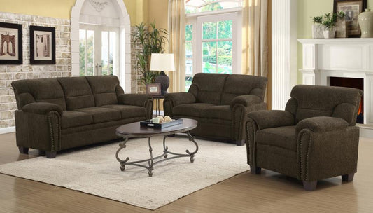 Clemintine - Clemintine Upholstered Pillow Top Arm Living Room Set