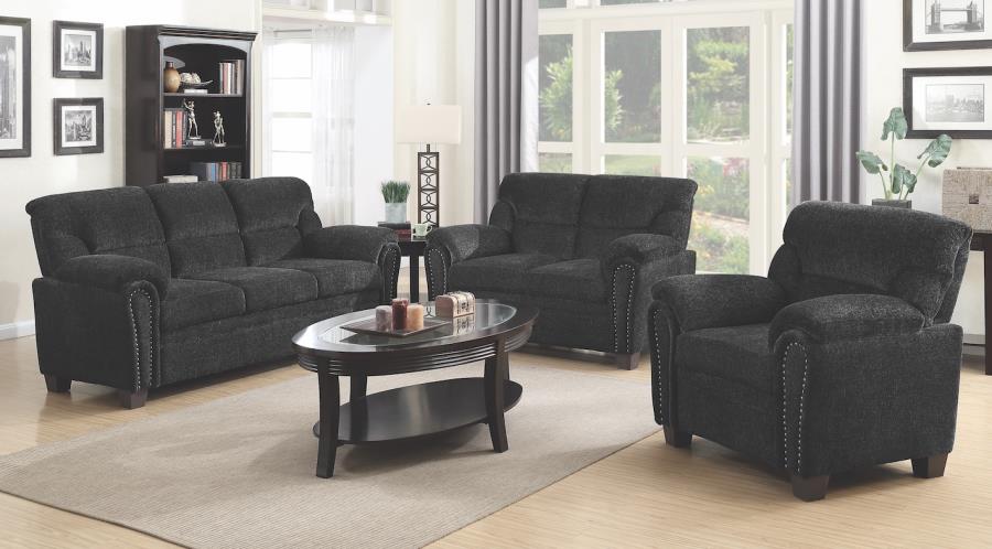 Clemintine - Clemintine Upholstered Pillow Top Arm Living Room Set