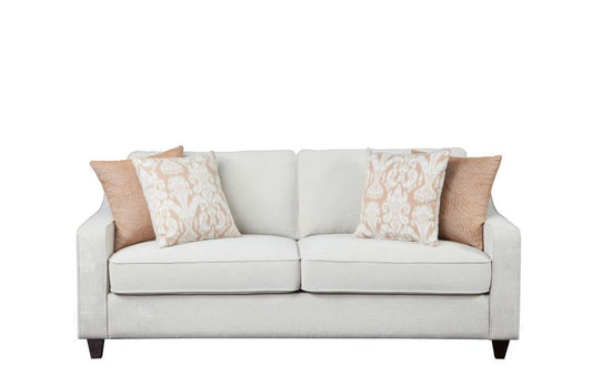 Christine - Christine Upholstered Cushion Back Sofa Beige