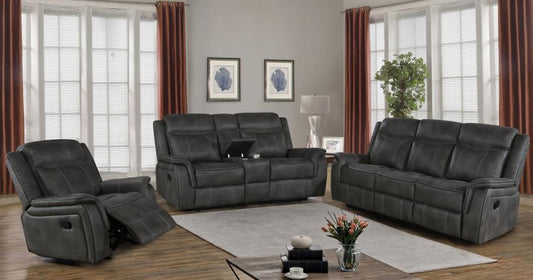 Lawrence - Lawrence Upholstered Tufted Back Motion Sofa