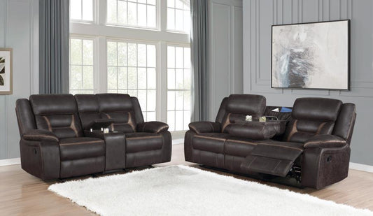 Greer - Greer Upholstered Tufted Living Room Set