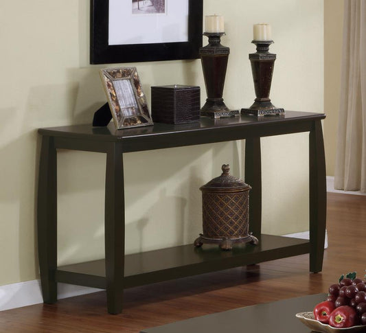 Dixon - Dixon Rectangular Sofa Table with Lower Shelf Espresso