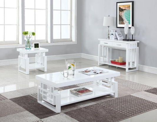 Schmitt - Schmitt Rectangular Coffee Table High Glossy White