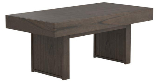 Owen - Owen Rectangle Coffee Table with Hidden Storage Wheat Brown