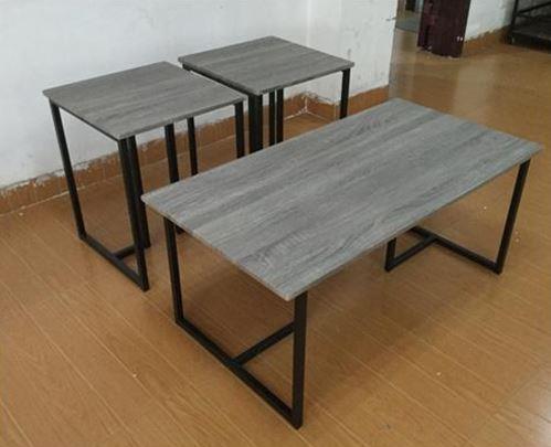 Nyla - Nyla 3-piece Occasional Set Weathered Grey and Black