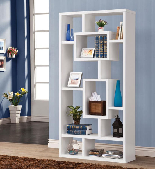 Howie - Howie 10-shelf Bookcase White