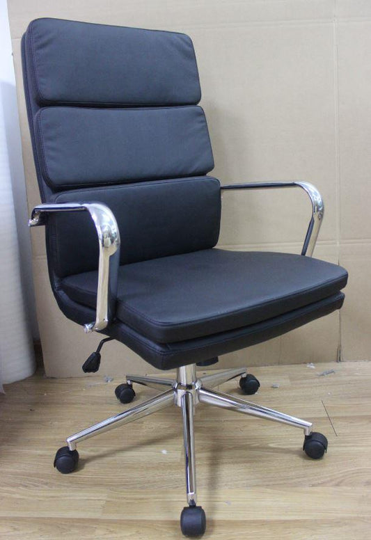 Ximena - Ximena High Back Upholstered Office Chair Black