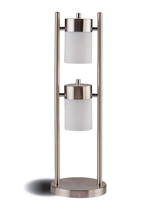 Munson - Munson Adjustable Swivel Table Lamp Brushed Silver
