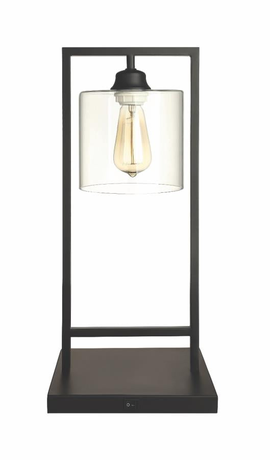 Shoto - Shoto Glass Shade Table Lamp Black