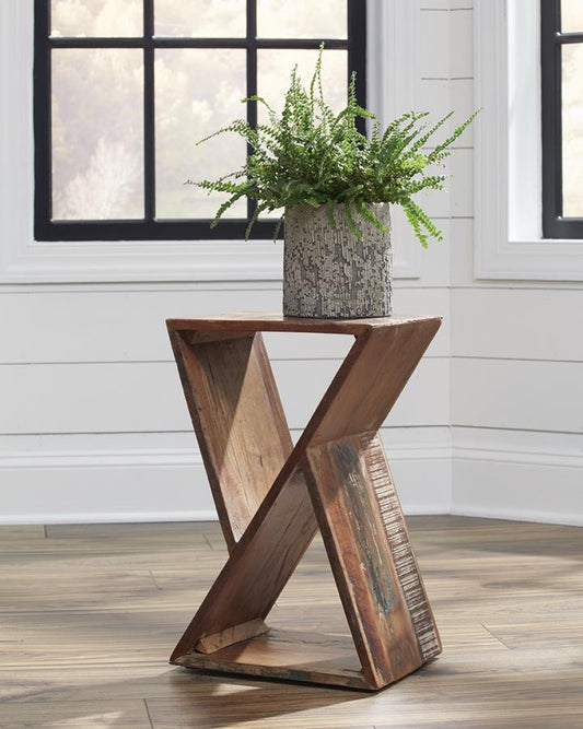 Lily - Lily Geometric Accent Table Natural