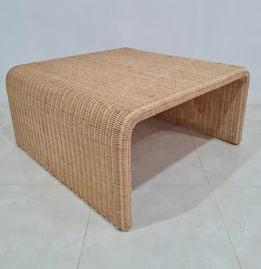 Juanita - Juanita Square Rattan Coffee Table Natural