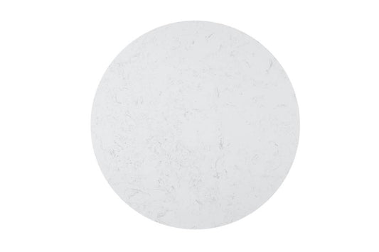 Sherry - Sherry Round Dining Table Rustic Espresso and White