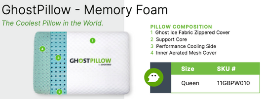 GhostPillow - Memory Foam