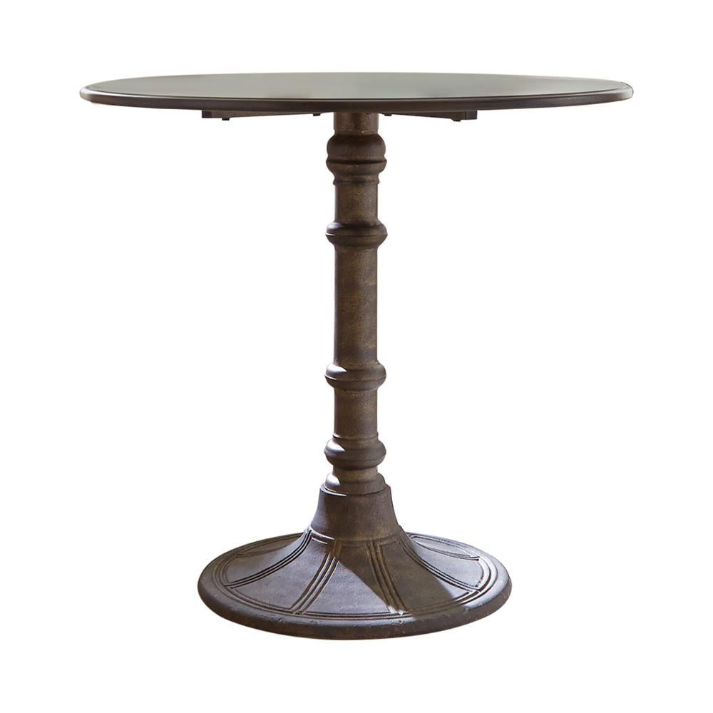 Oswego - Oswego Round Bistro Dining Table Bronze