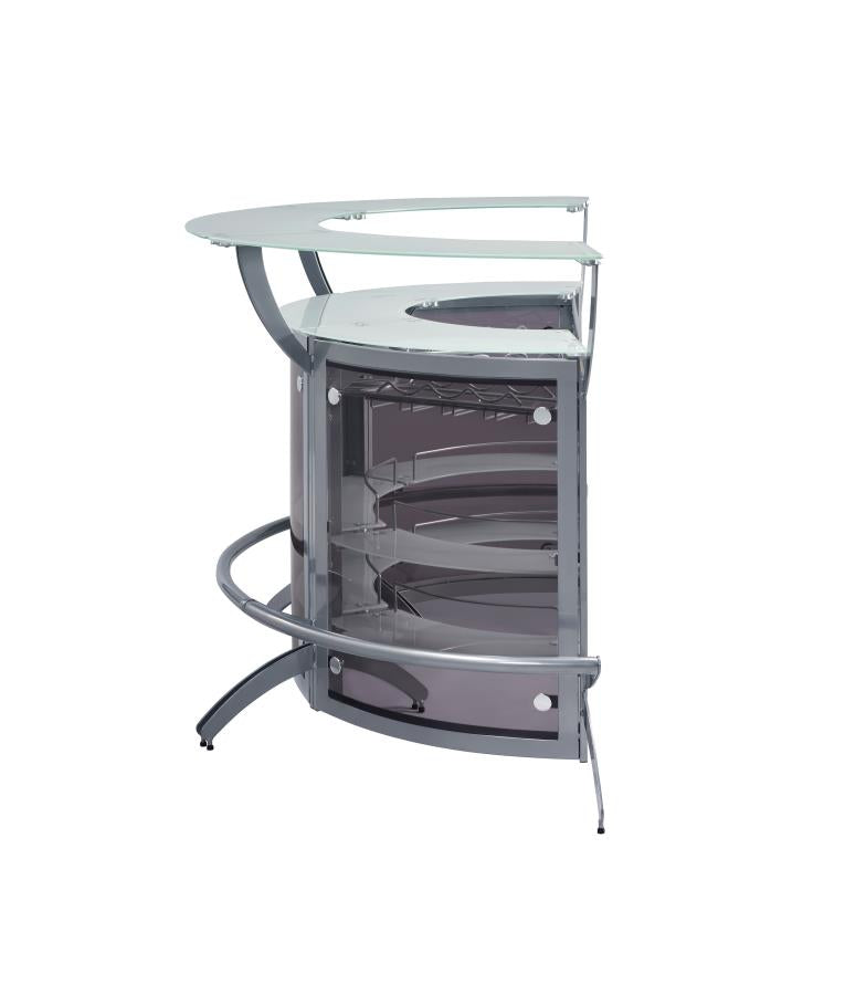 Dallas - Dallas Bar Unit Smoked and Silver (Set of 3)