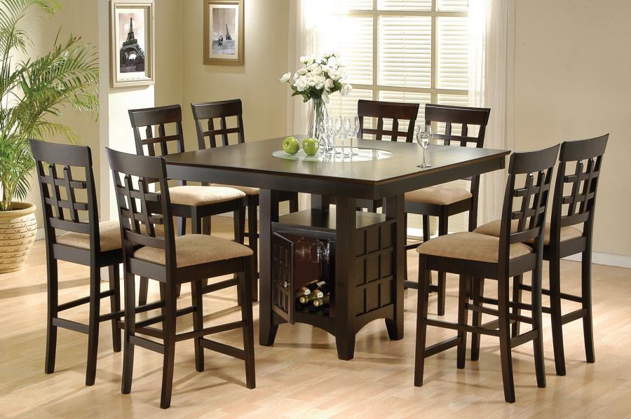 Gabriel - Gabriel Upholstered Counter Height Stools Cappuccino and Tan (Set of 2)