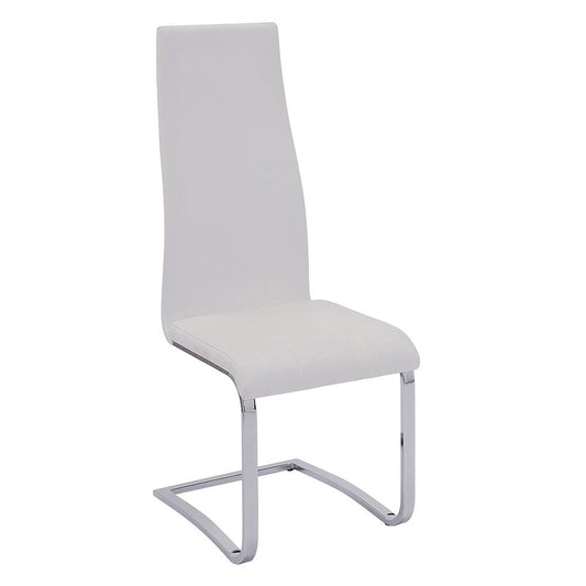 Montclair - Montclair High Back Dining Chairs Black and Chrome (Set of 4)