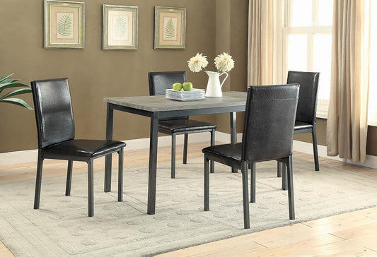 Garza - Garza Upholstered Dining Chairs Black (Set of 2)
