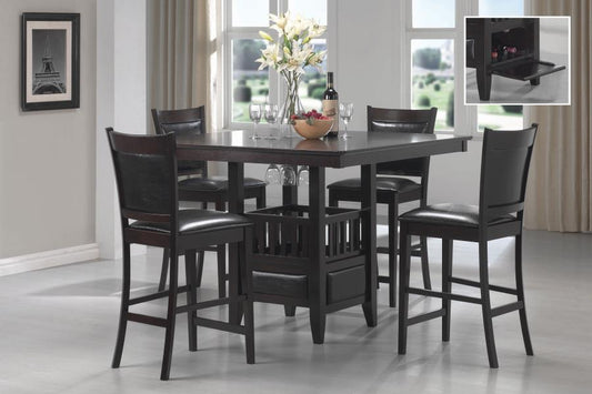 Jaden - Jaden 5-piece Dining Room Set Espresso and Black
