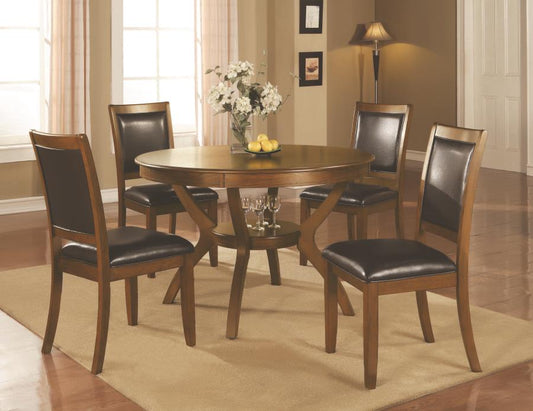 Nelms - Nelms 5-piece Round Dining Room Set Brown