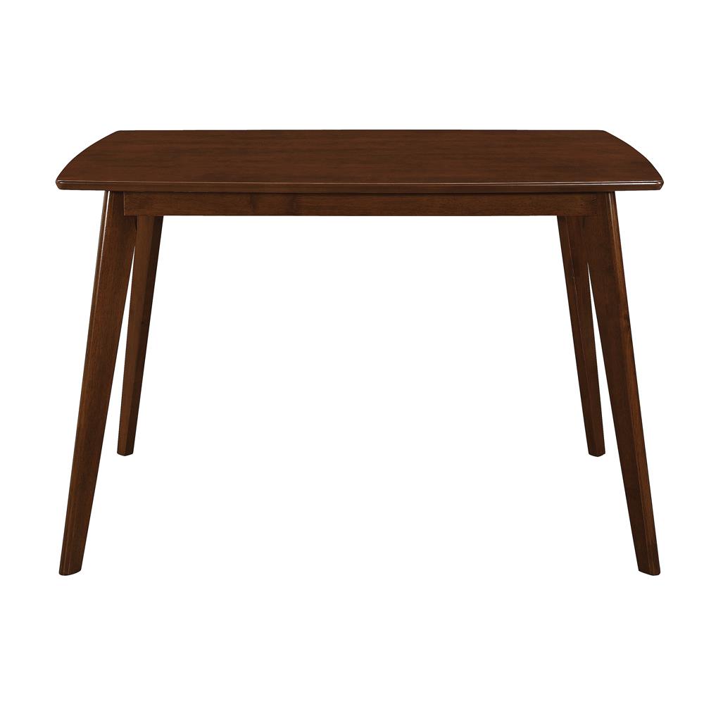 Kersey - Kersey Dining Table with Angled Legs Chestnut