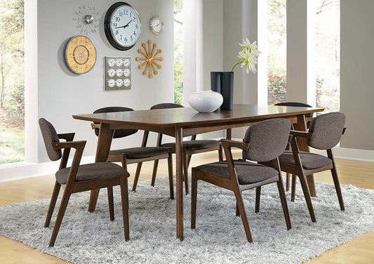 Malone - Malone Rectangular Dining Table Dark Walnut