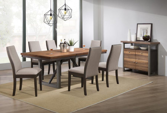 Spring Creek - Spring Creek Upholstered Side Chairs Grey (Set of 2)