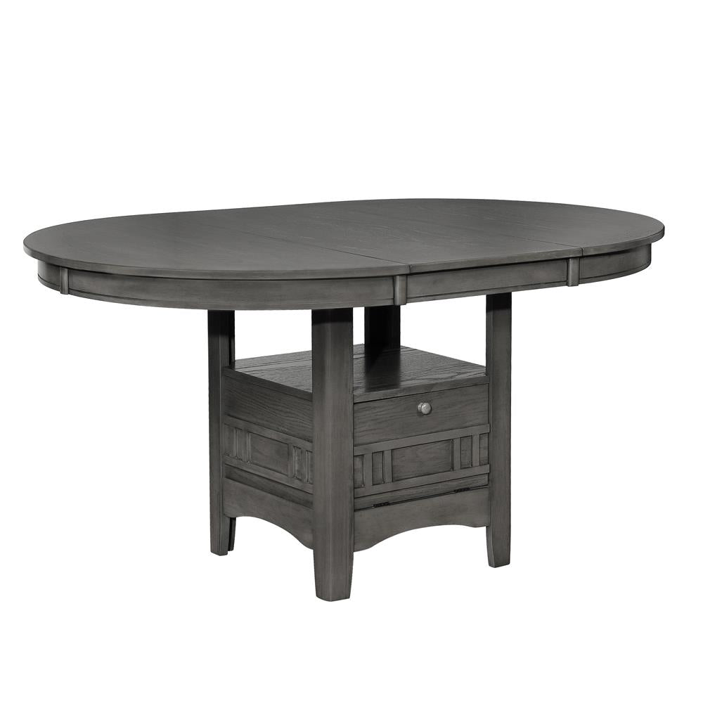 Lavon - Lavon Dining Table with Storage Medium Grey