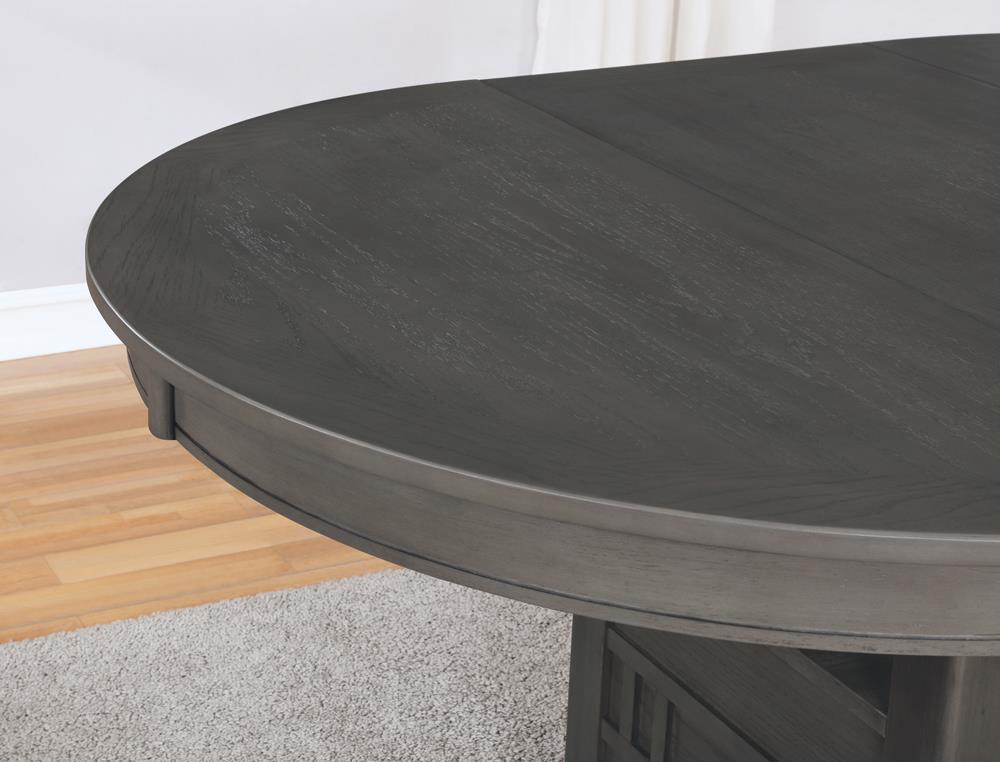 Lavon - Lavon Dining Table with Storage Medium Grey