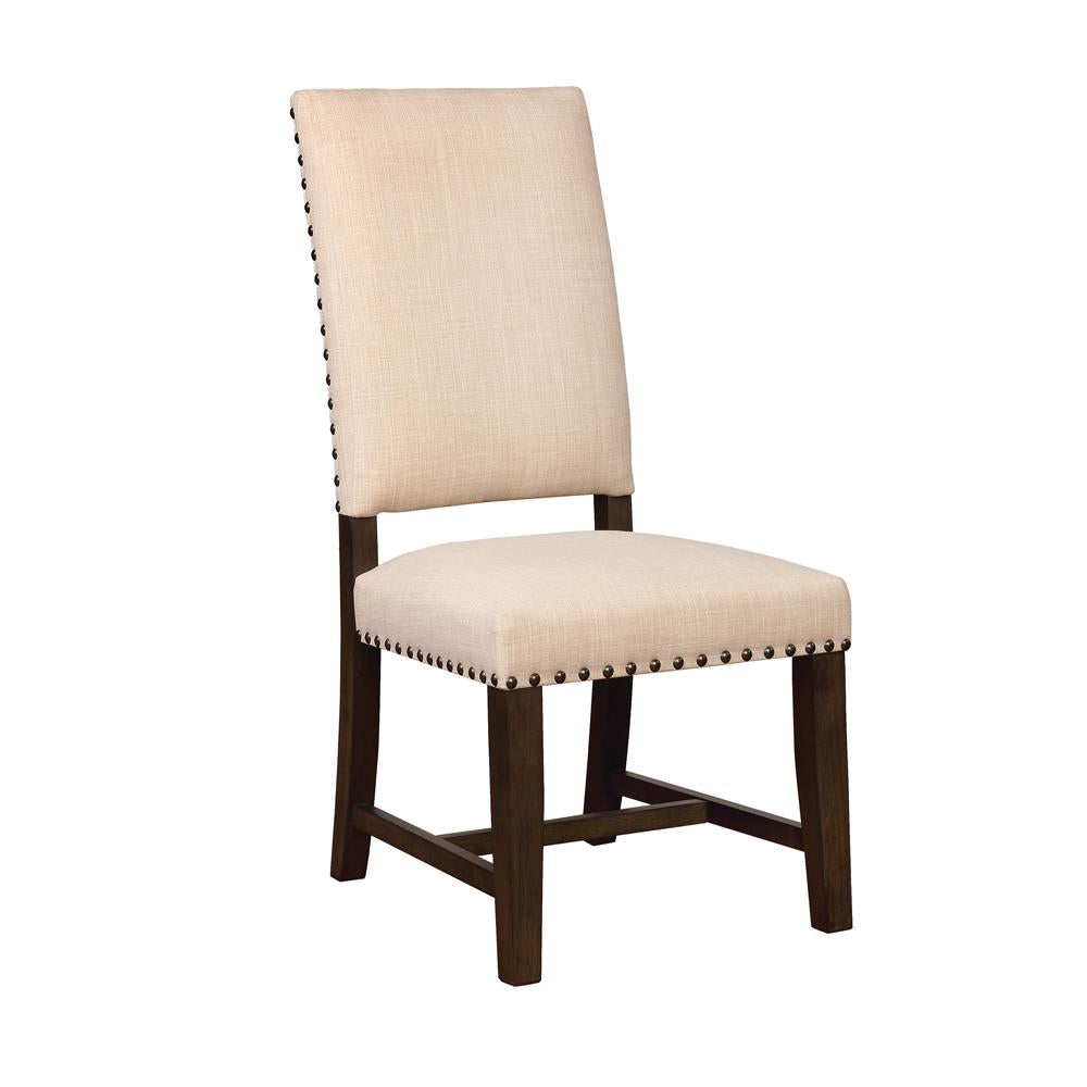Twain - Twain Upholstered Side Chairs Beige (Set of 2)