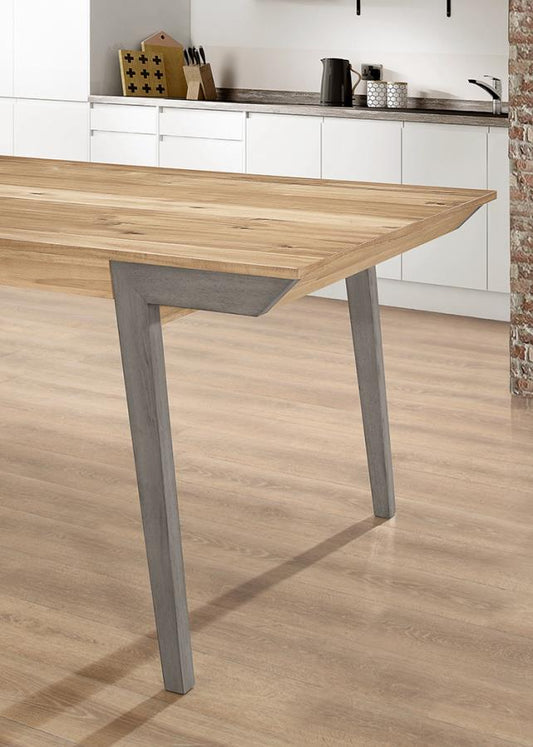 Nogales - Nogales Wooden Dining Table Acacia and Coastal Grey