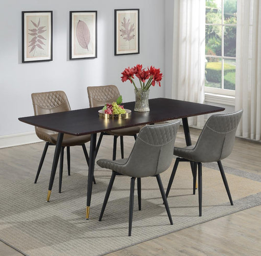 Brassie - Brassie Upholstered Side Chairs Grey (Set of 2)