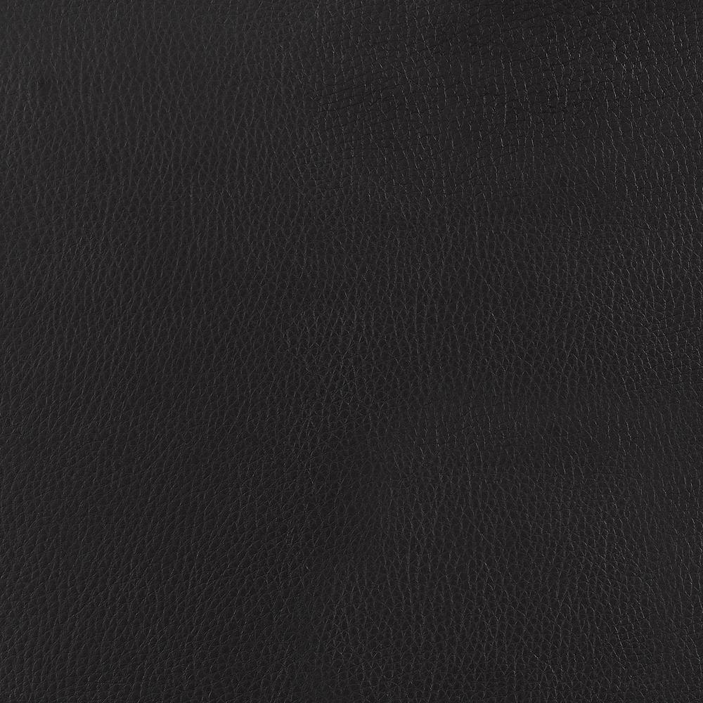 Edenton - Edenton Upholstered Adjustable Height Bar Stools Black and Chrome (Set of 2)