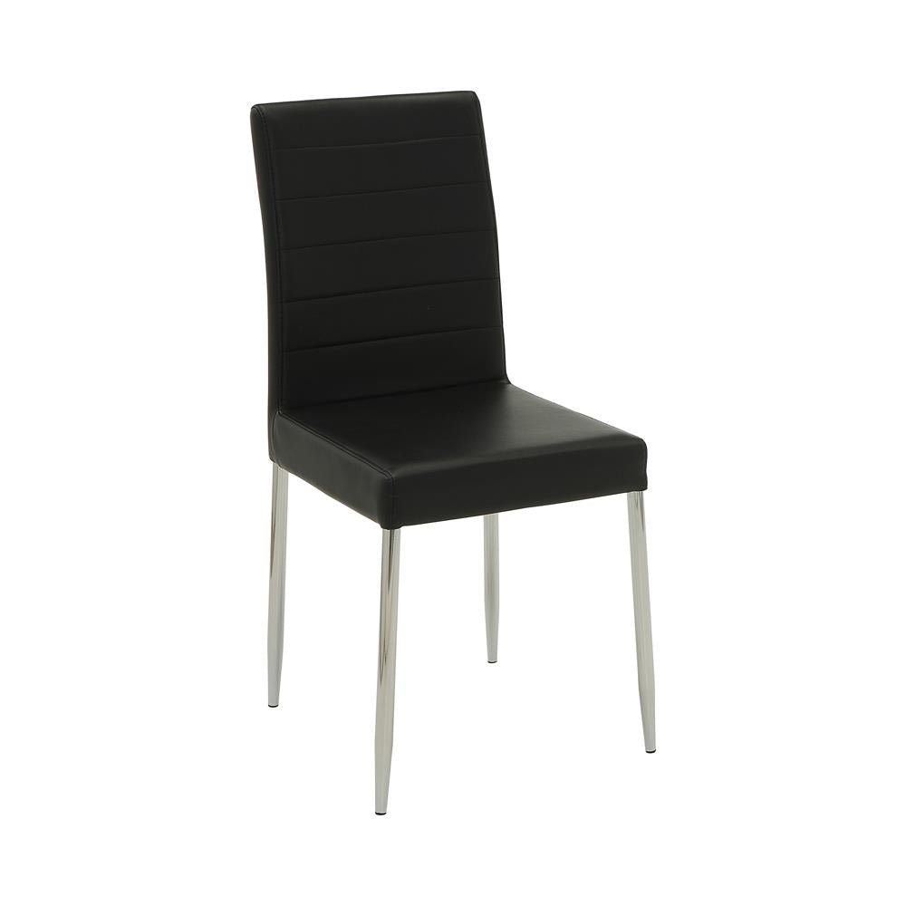 Matson - Matson Upholstered Dining Chairs Black (Set of 4)