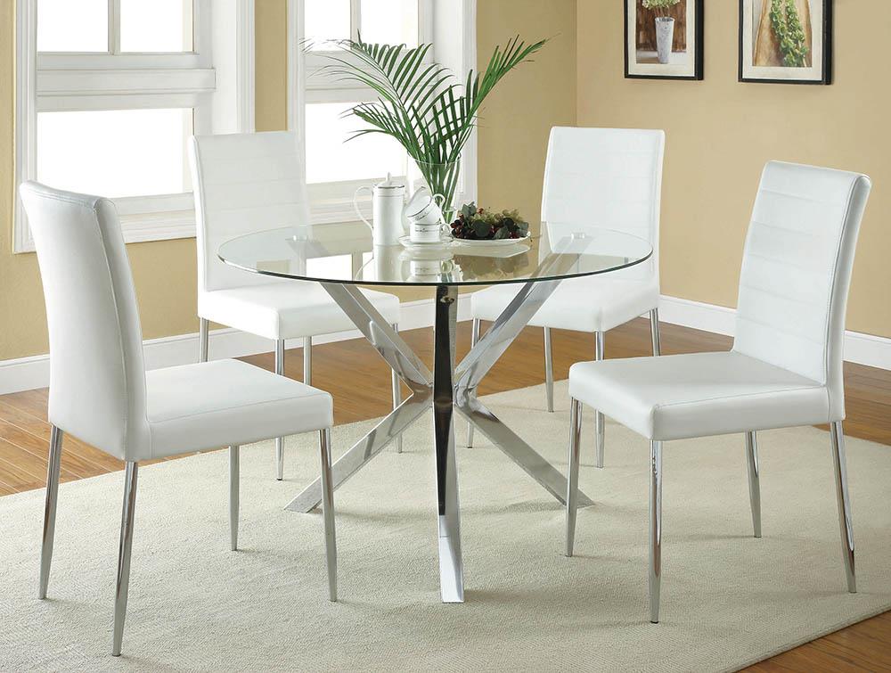 Matson - Matson Upholstered Dining Chairs White (Set of 4)