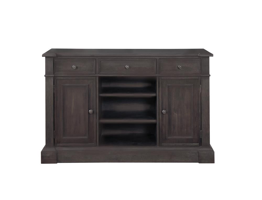 Phelps - Phelps 2-door Rectangular Server Antique Noir