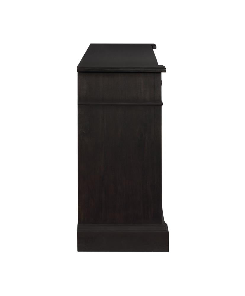 Phelps - Phelps 2-door Rectangular Server Antique Noir