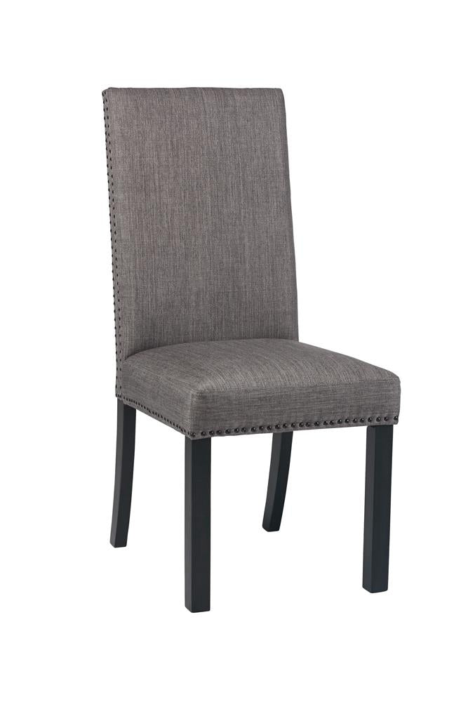 Hubbard - Hubbard Upholstered Side Chairs Charcoal (Set of 2)