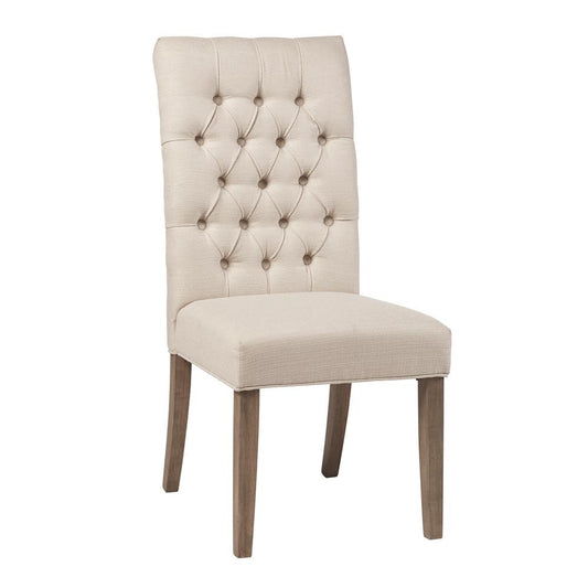 Douglas - Douglas Tufted Back Dining Chairs Vineyard Oak (Set of 2)