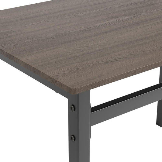Lana - Lana 5-piece Dining Set Ark Brown and Matte Black