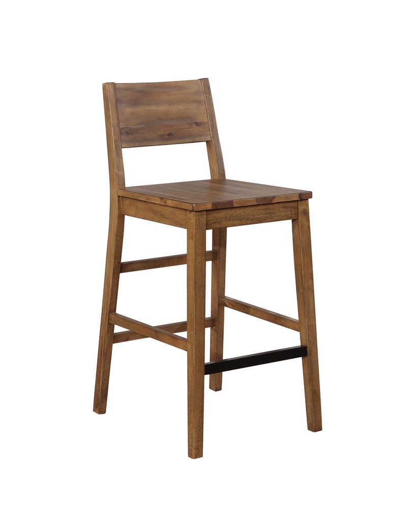 Cyrus - Tucson Open Back Bar Stools Varied Natural (Set of 2)