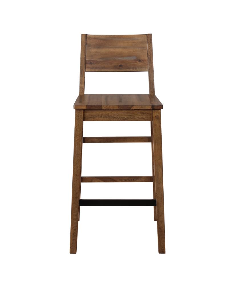 Cyrus - Tucson Open Back Bar Stools Varied Natural (Set of 2)