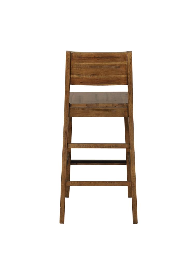 Cyrus - Tucson Open Back Bar Stools Varied Natural (Set of 2)