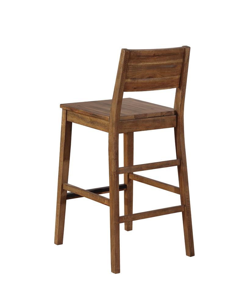 Cyrus - Tucson Open Back Bar Stools Varied Natural (Set of 2)