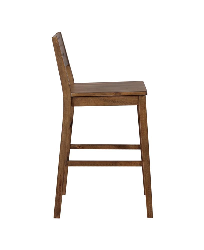 Cyrus - Tucson Open Back Bar Stools Varied Natural (Set of 2)