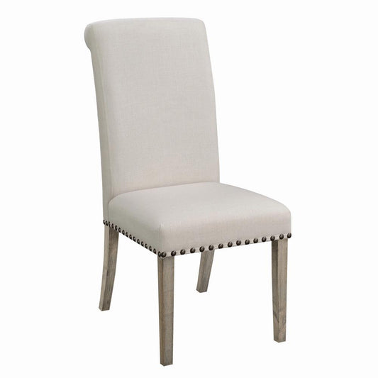 Salem - Salem Upholstered Side Chairs Rustic Smoke and Grey (Set of 2)