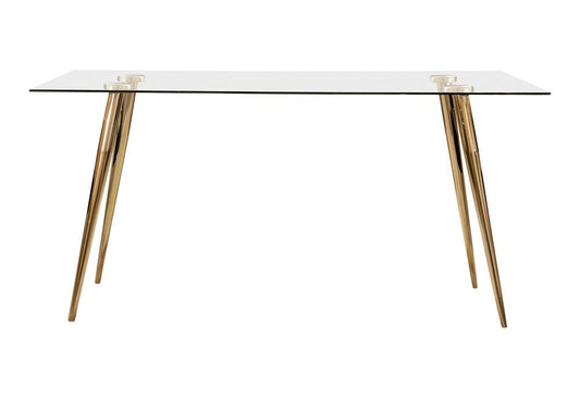 Gilman - Gilman Rectangle Glass Top Dining Table