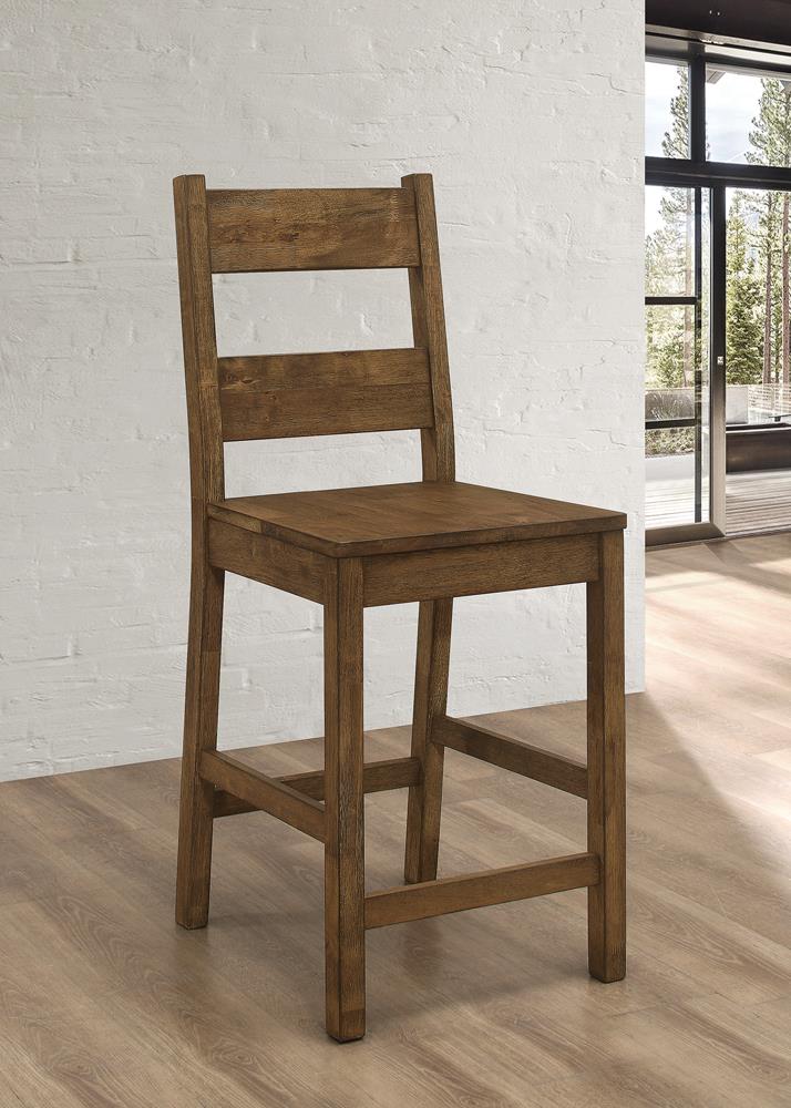 Coleman - Coleman Counter Height Stools Rustic Golden Brown (Set of 2)